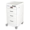 Harloff Short Infection Control Medical Cart, Mini Width, Four Drawers, E-Lock M3DS1824E04 - alternate 2